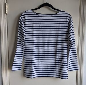 Everlane The Modern Breton Tee Black/White Stripe